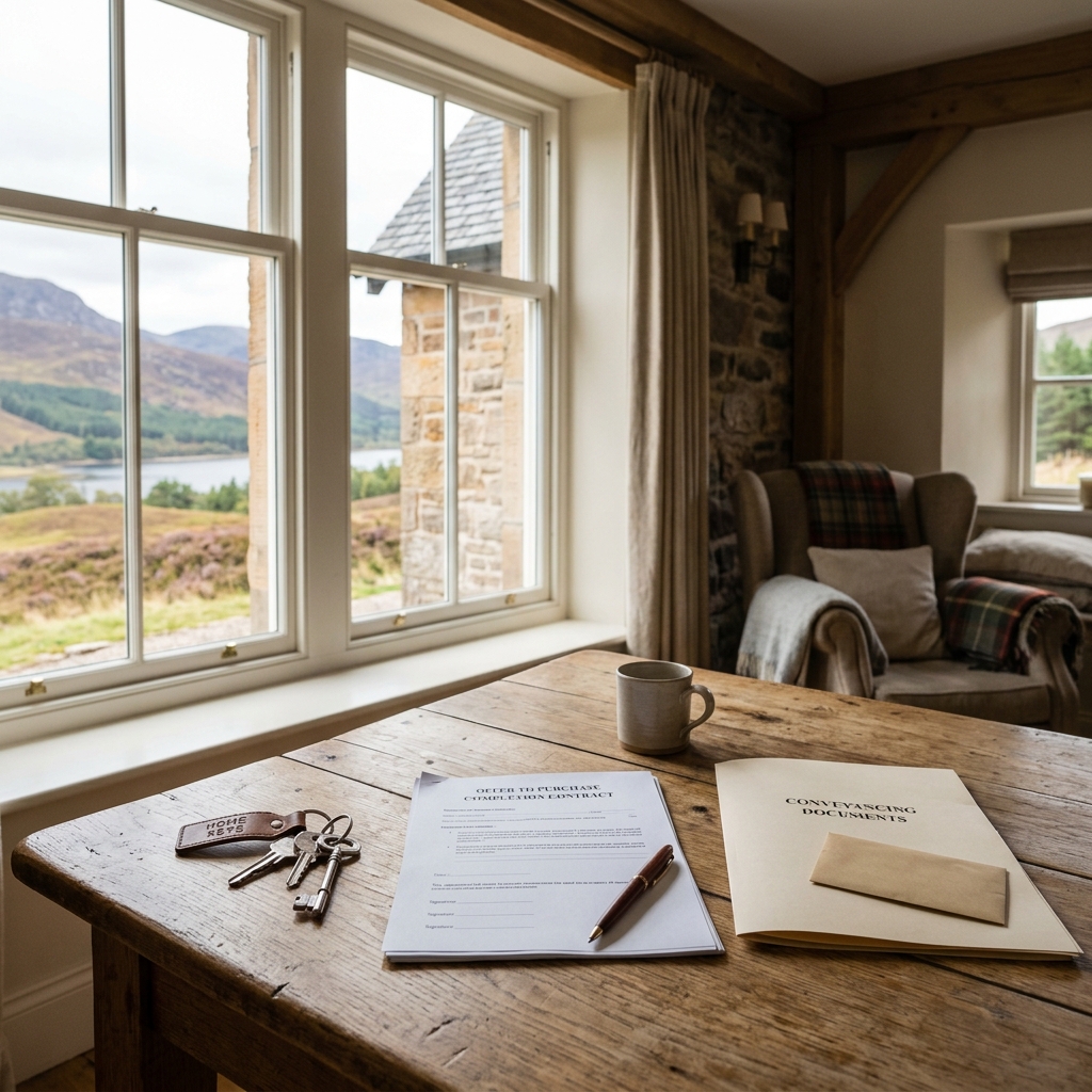 Executor clearing and selling an inherited house in Scotland