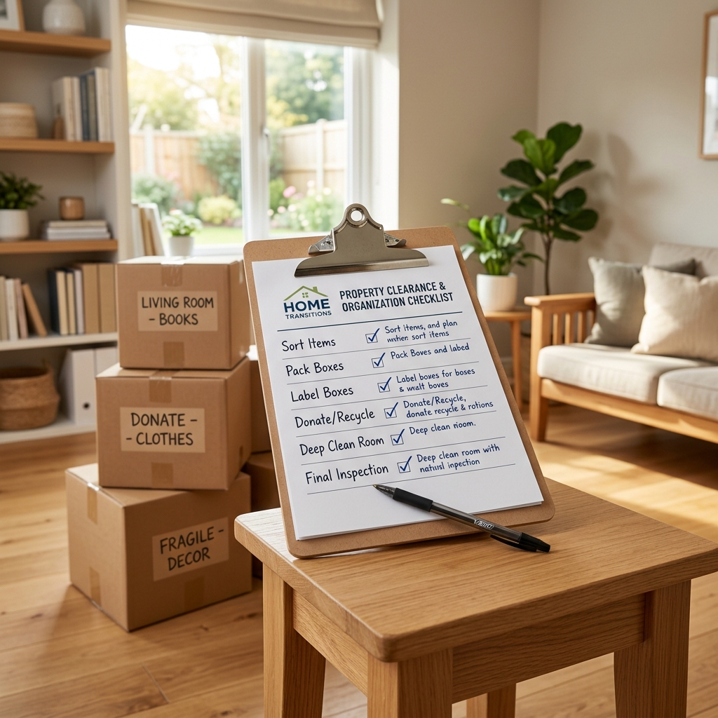 Checklist for clearing an inherited house in Scotland
